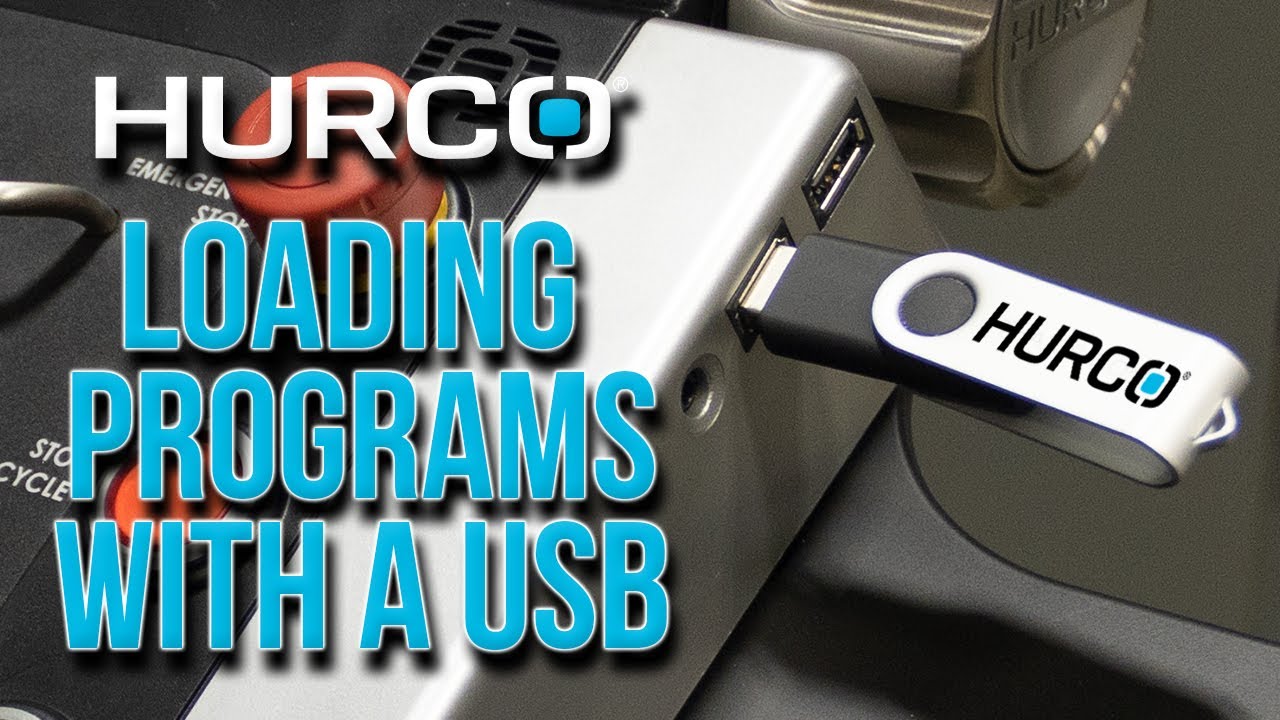 Loading a Conversational or NC Program into your Hurco Control via USB - Hurco CNC Training