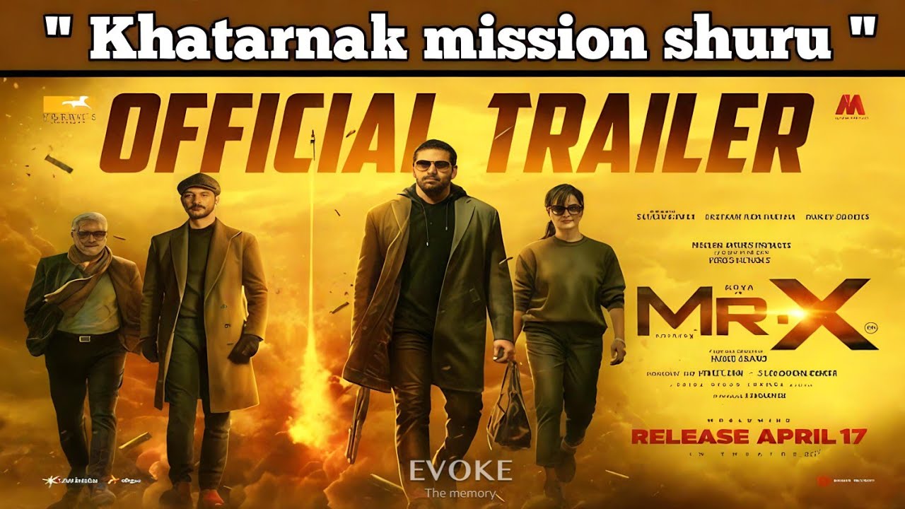 Mr. X (Hindi) Trailer 2026 | Arya | Gautham Karthik | Manju Warrier | Hindi Dubbed