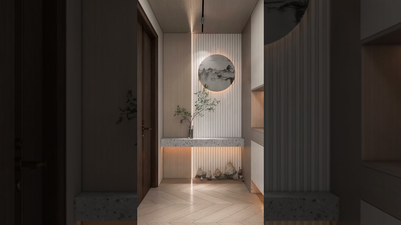 Entrance Foyer Area wall Decor concept
