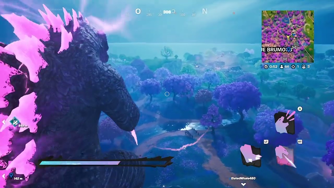 Un idiota gigante disfrazado de godzilla