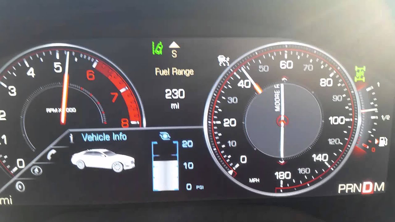 2014 CTS-Vsport 0-140mph run- Bone stock