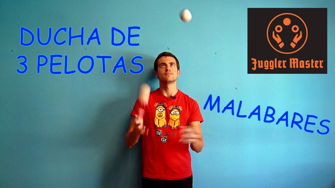 Tutorial Malabares - 3 pelotas - Ducha