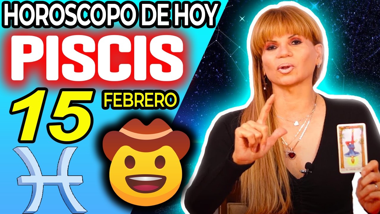 PISCIS ♓ ME QUITO EL SOMBRERO ANTE TI🚨🤠👏🏻TE ENVIDIA🚷 Hor&oacute;scopo De Hoy 15 De Febrero 2026 | Mhoni