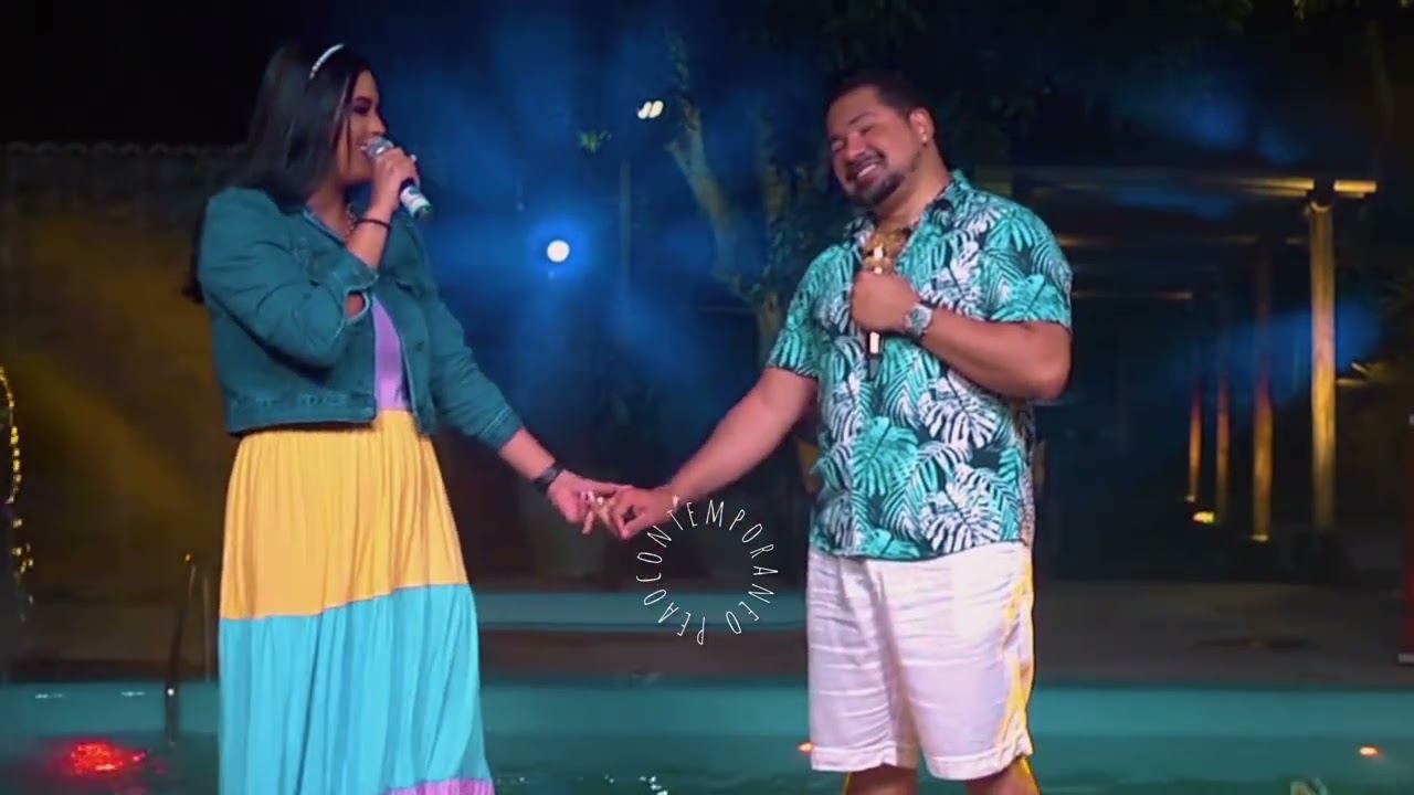 Zezo e sua filha, cantando 