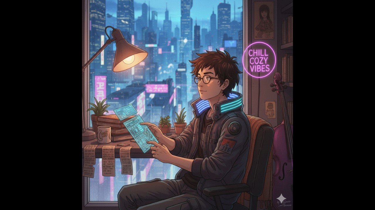 Your Cyber-Cozy Haven: 1HR Lofi for Study & Serenity 🌙