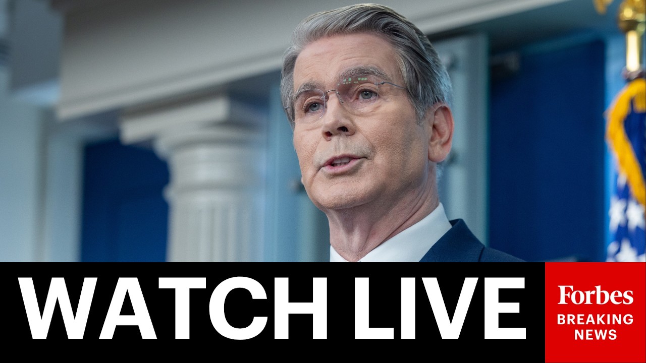 LIVE: Treasury Secretary Scott Bessent Holds Press Conference To Announce Economic Sanctions On Iran