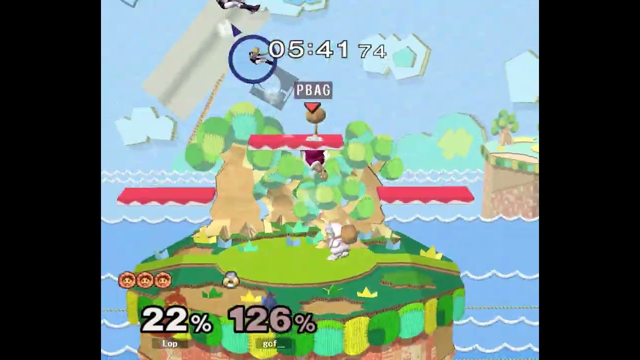 [ass] 172 - Melee Singles WR3 — Lop ⟮ICs⟯ vs gcf_ ⟮Sheik⟯
