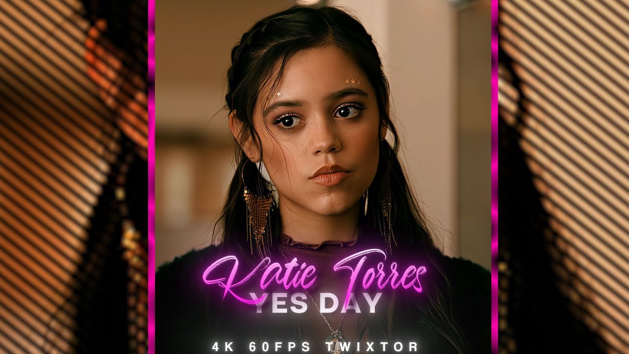 KATIE TORRES | JENNA ORTEGA| YES DAY | SCENEPACK 4K 60FPS TWIXTOR| FREE CLIP | WITHOUT CC | 2025