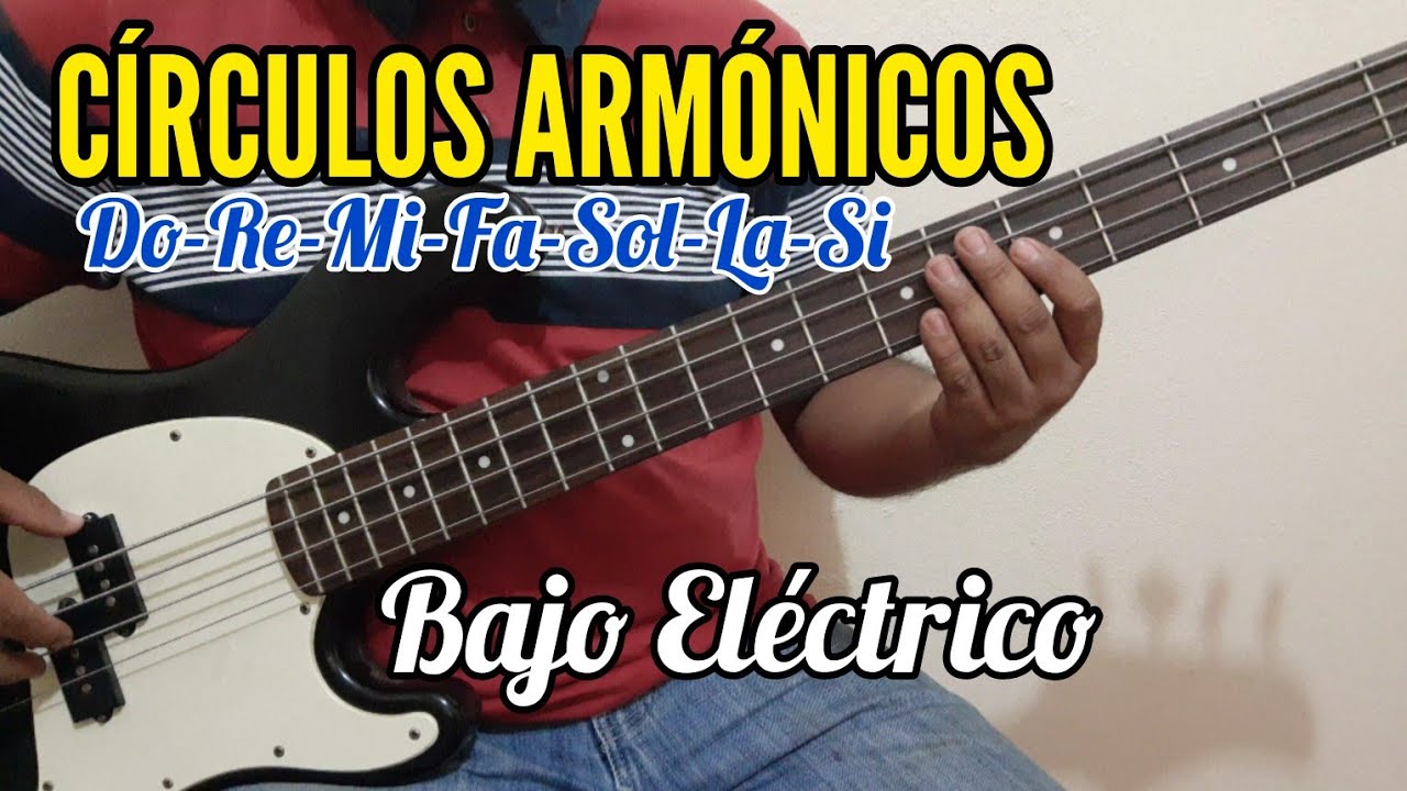CÍRCULOS Armónicos de Todas Las NOTAS en Bajo Eléctrico