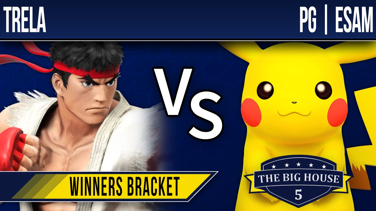 TBH5 Smash 4 - Trela (Ryu) vs PG | ESAM (Pikachu) - Winners Bracket