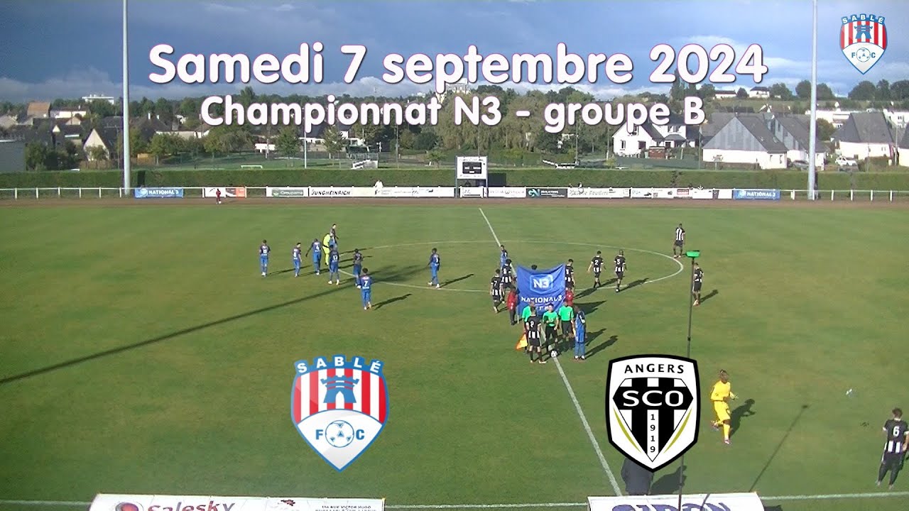 Résumé N3 Sablé FC -  SCA Angers 07 09 24