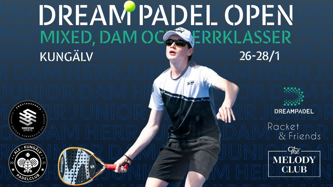 Dreampadel Open #2  Dam B/C/D och Herr B/C/D samt Mixed