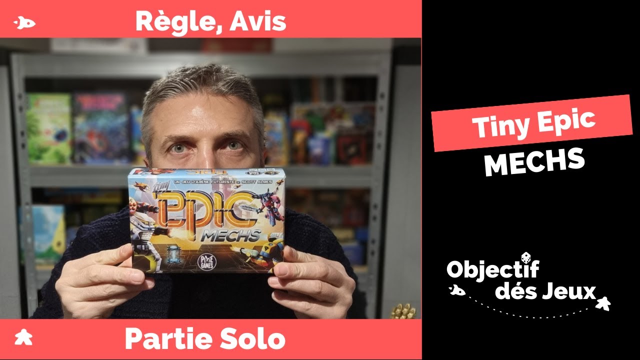 Tiny Epic Mechs Comment jouer une partie solo avec vidéorègle Français du jeu. Pxies games