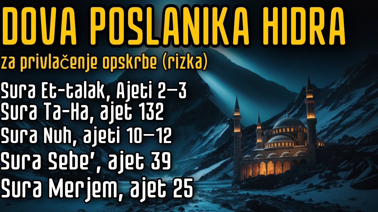 Dova koja privlači rizk, uklanja brige i mijenja sudbinu – uz Allahovu dozvolu