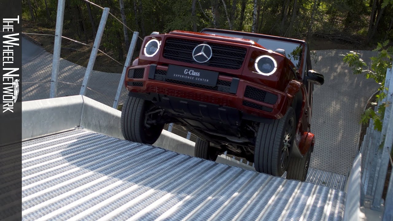 2019 Mercedes-Benz G350d Off-Road Driving Course – Iron Schoeckl | Hyacinth Red