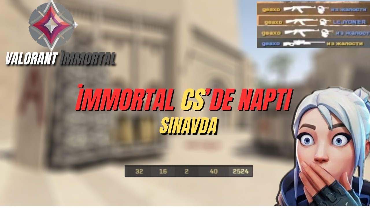 İMMORTAL Arkadaşımı CS2'de Sınava Soktum! (SONUÇ...)