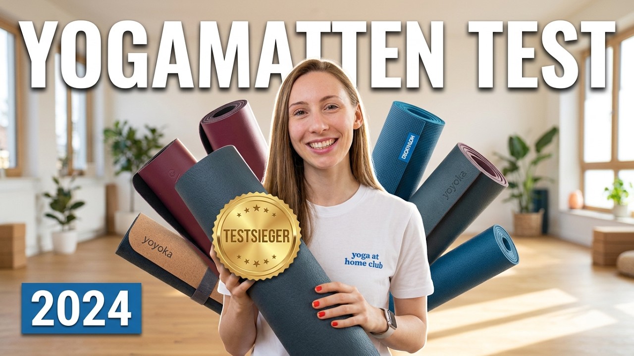 Yogamatte Test 2024 | rutschfest, günstig & nachhaltig | Kimjaly, Lotuscrafts, yoyoka, VIO YOGA