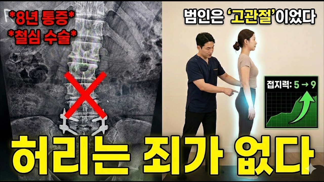 [허리 완치 프로젝트 #4] 8년 된 다리 저림, 허리 수술해도 안 나았던 소름 돋는 이유 (허리 치료 0.1도 안 함)