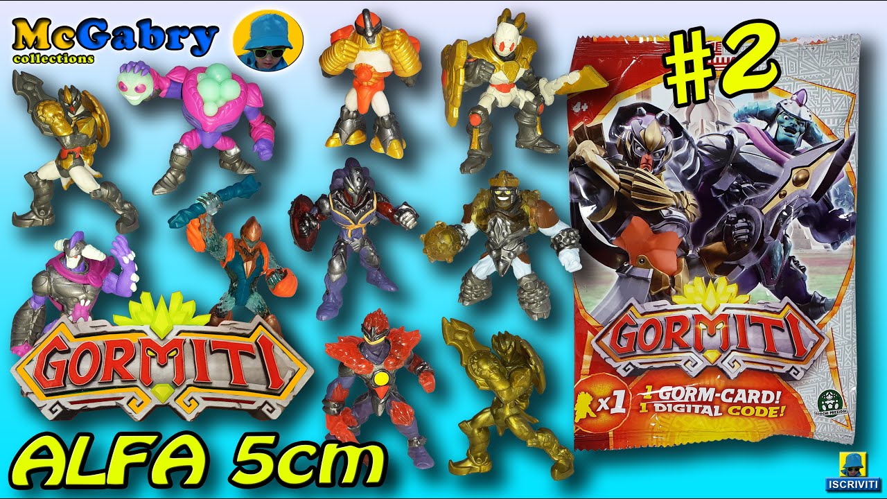 GORMITI ENERGIA ALFA 5cm-MINI FIGURES GORMITI SERIE 3-UNBOXING EDICOLA GIOCHI PREZIOSI-parte 2