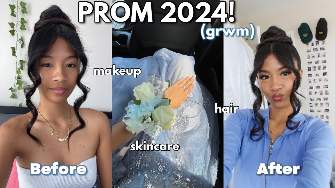 JUNIOR PROM get ready with me!