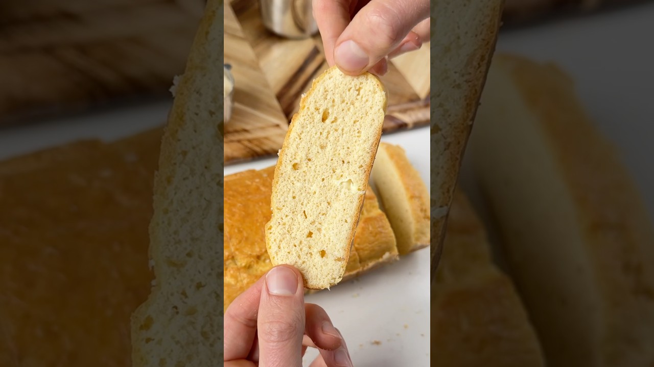 3-Ingredient Protein Bread 🍞😋🙌