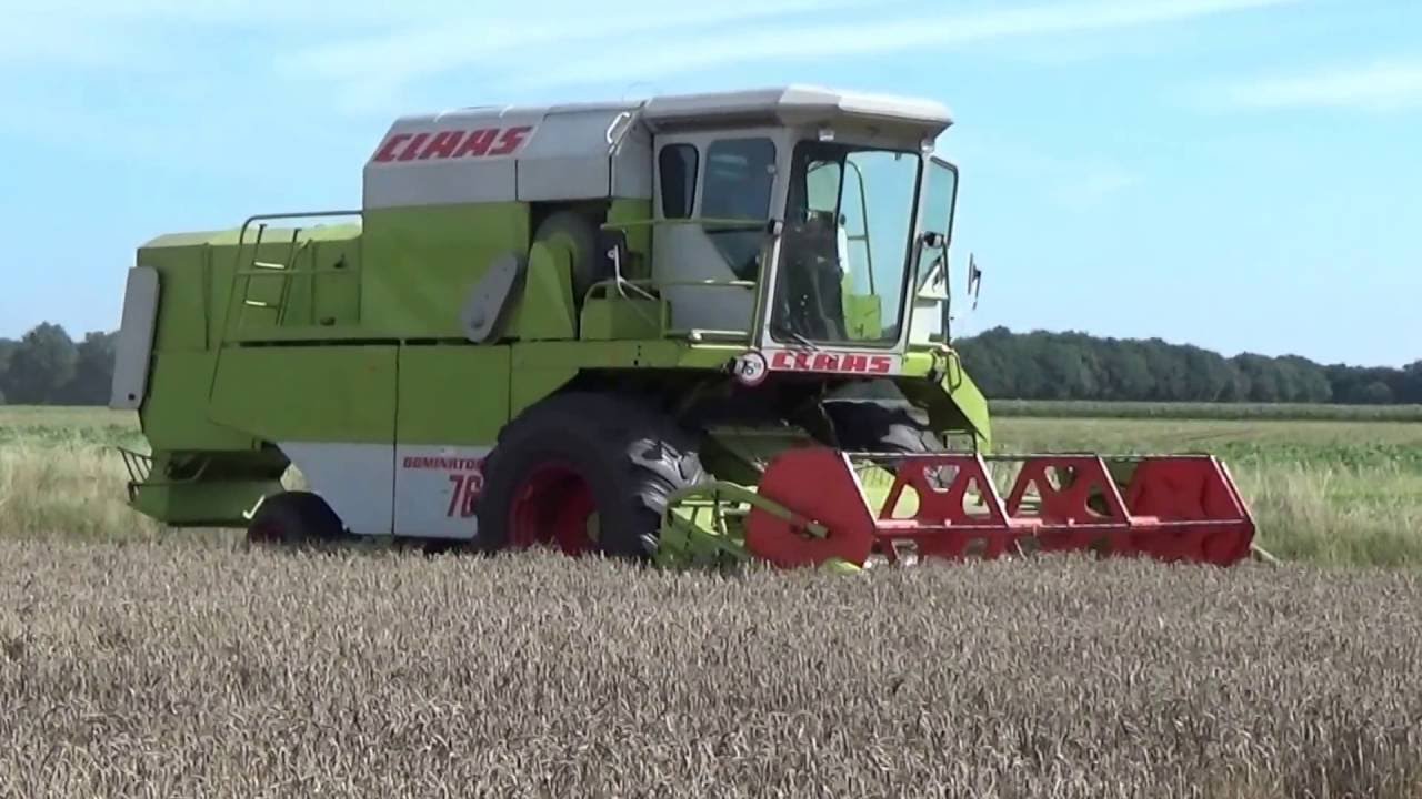 CLAAS DOMINATOR 76 & IN DE WINTERTARWE