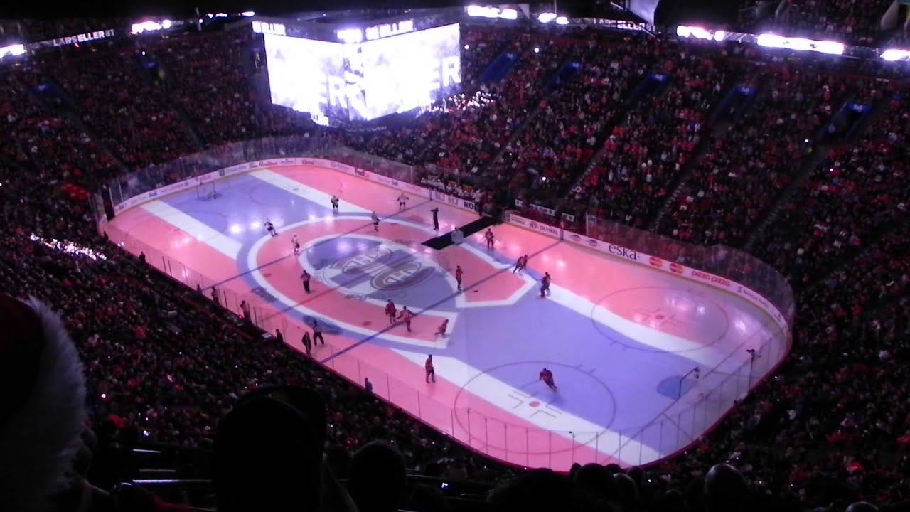 Entrée des Canadiens et hymne national