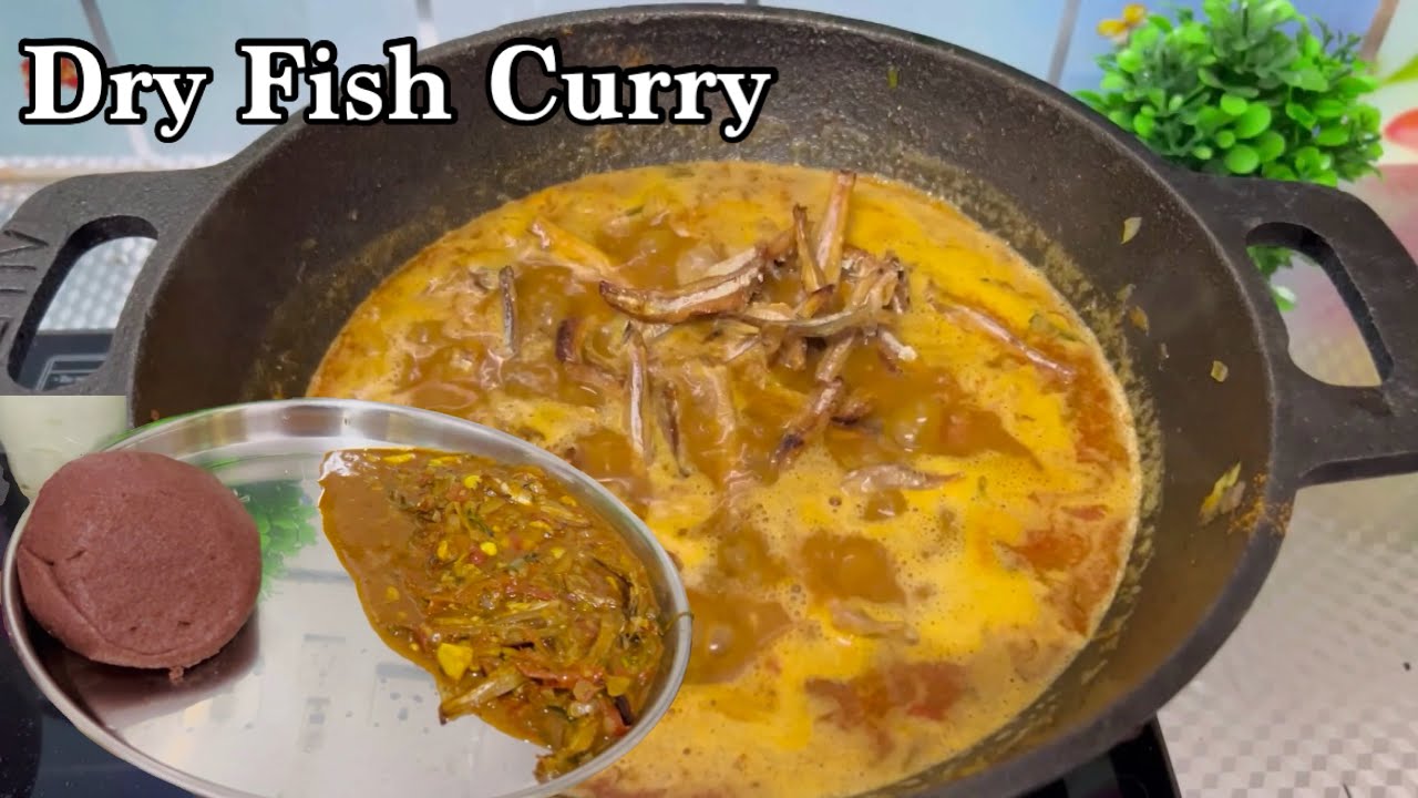 Village Style Dry Fish Curry / Dry Fish Curry Recipe/ Ona Meenu Saaru/ Dry Fish / Dry Fish Masala🐟