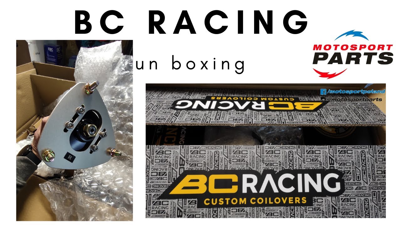 BC Racing coilovers RM - un boxing @motosportparts
