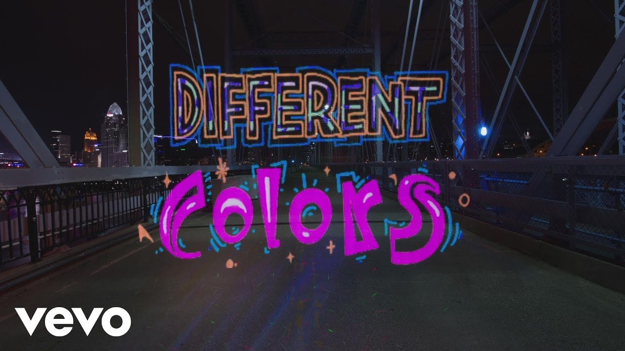 WALK THE MOON - Different Colors (Official Lyric Video)