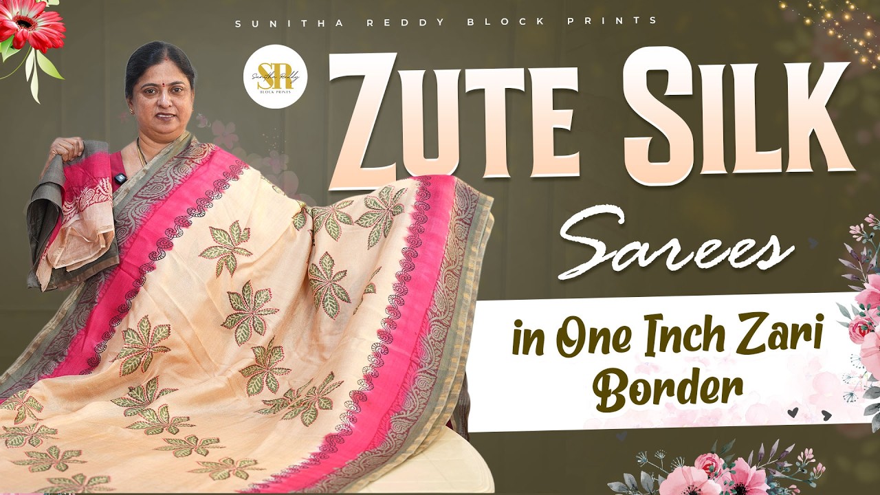 Beautiful Zute Silk Sarees with Zari Border | New Saree Collection | Jejis Vlogs