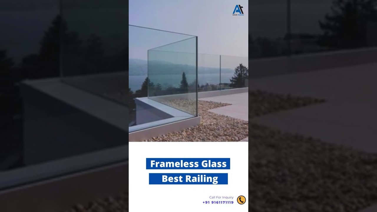 Frameless Balcony 12 mm Toughened Glass Railing