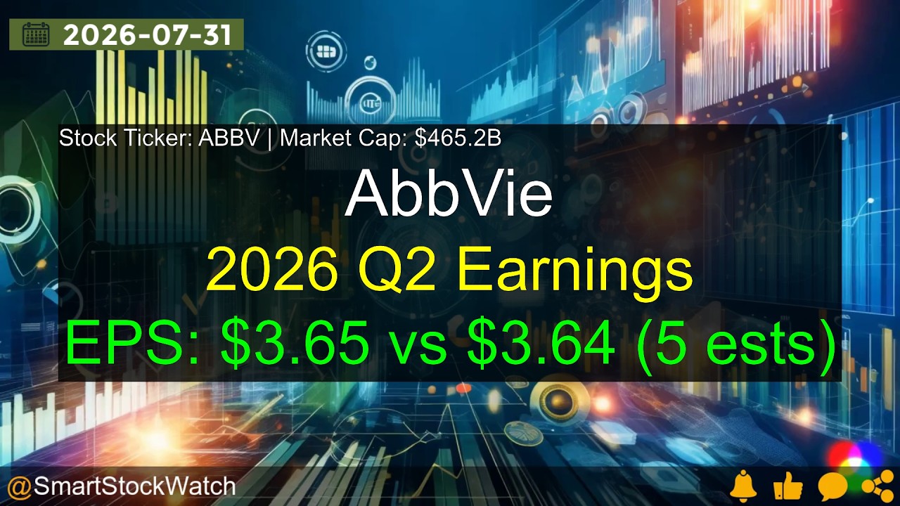 AbbVie (ABBV | $465,2 млрд) &mdash; Анализ финансовых результатов за II квартал 2026 года