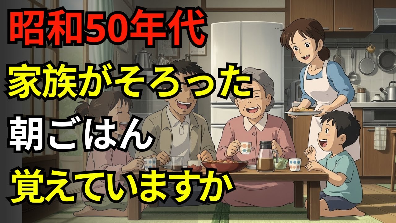 昭和50年代の朝ごはんは、あんなにも記憶に残っているのか家族と過ごした静かな朝の風景