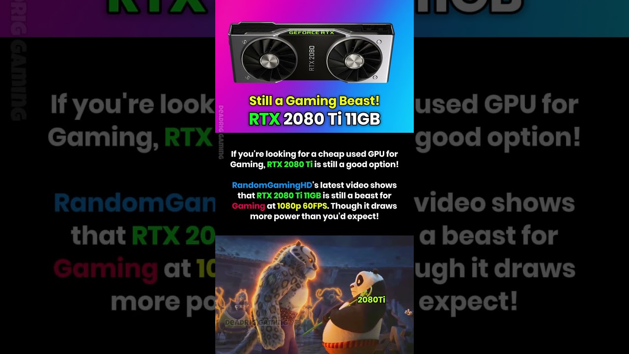 RTX 2080 Ti is still a Gaming beast in 2025