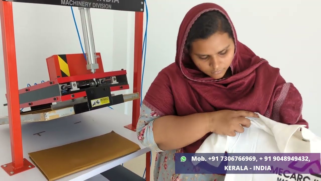 Semi-Automatic Screen Printing Machine. Print any design. Mecarc India Screen Printing Machine Demo