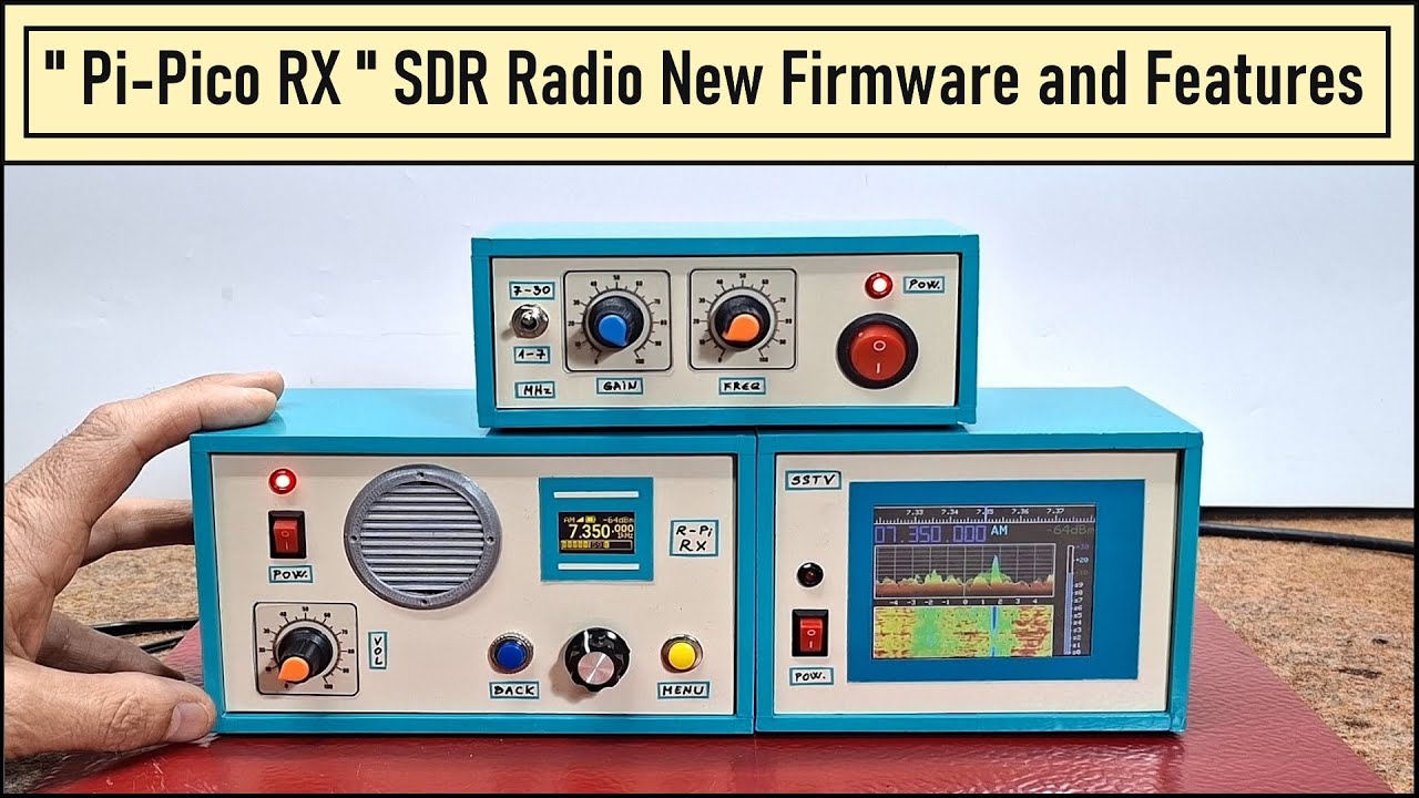 Pi Pico RX   SDR Radio with New Firmware and Features