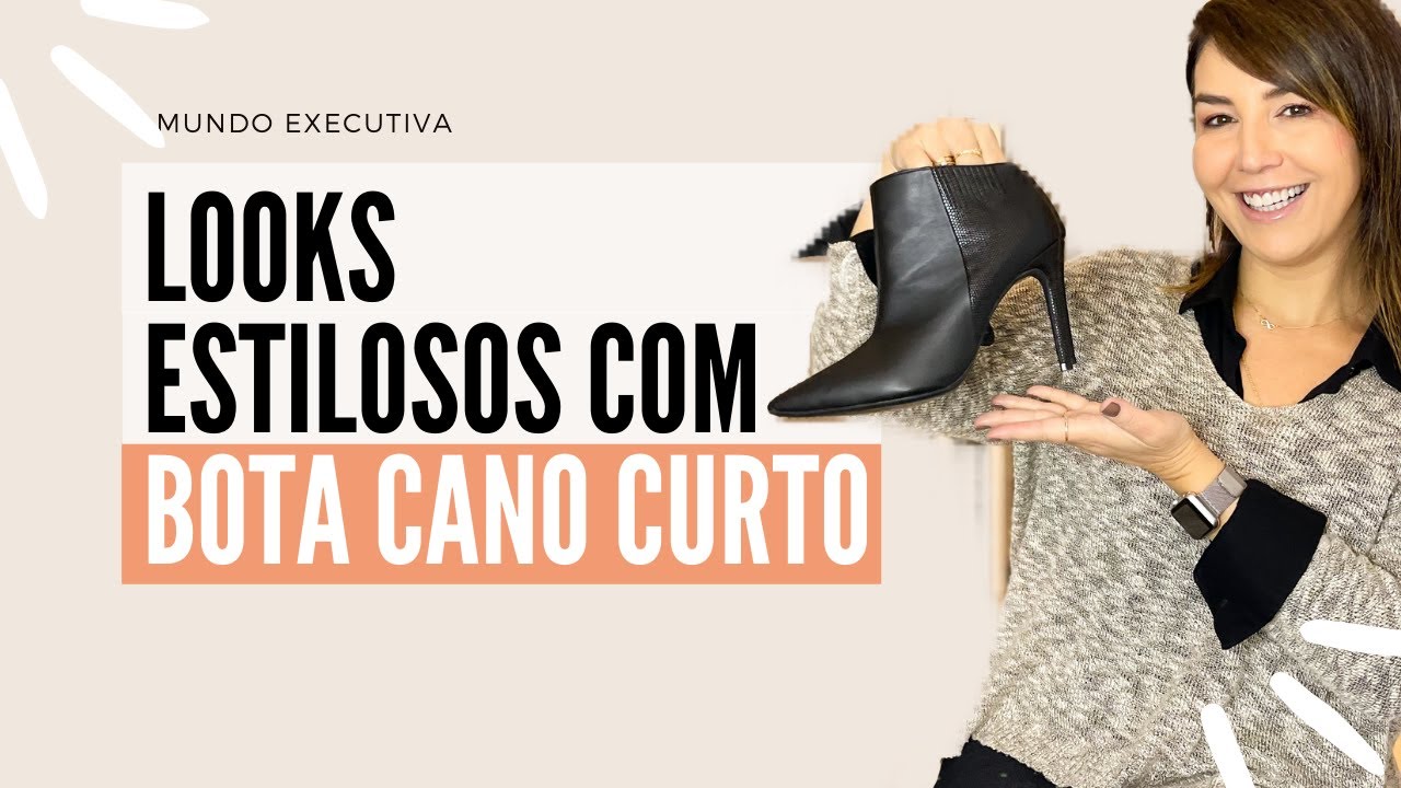 LOOKS ESTILOSOS COM BOTA CANO CURTO - Michelle Castro #botacanocurto #mundoexecutiva #michellecastro