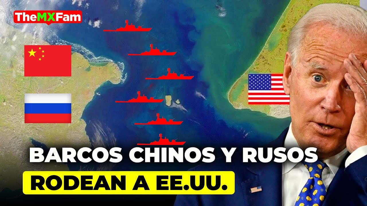 Buques Rusos y Chinos Desafían las Costas de EE.UU.: Tensiones de Guerra | TheMXFam