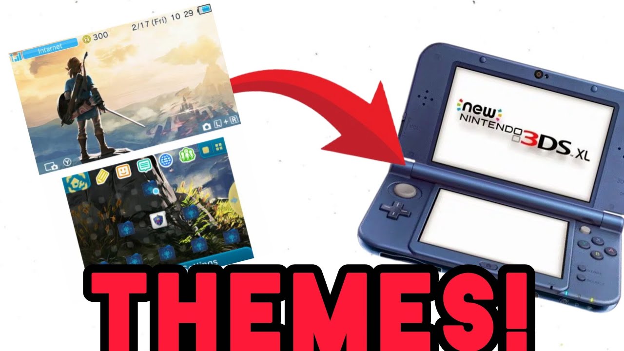 How to download themes onto a "modded" 3ds.