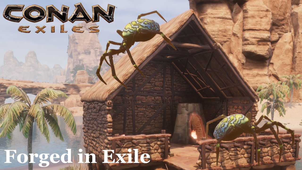 Conan Exiles Ep 2 - Forged in Exile (Devin Gorstowe Saga)