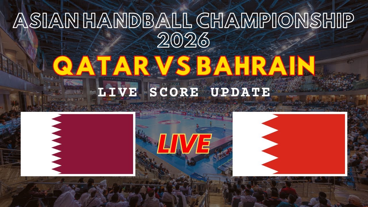 Qatar vs Bahrain Live Scores | Asian Men's Handball Championship 2026