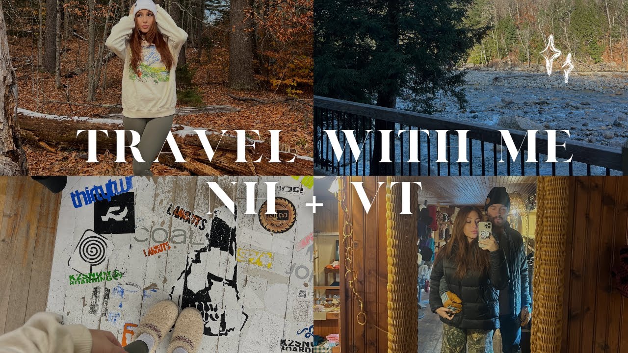 🏔vlog: roadtrip to new hampshire + vermont! cozy christmas shopping + visiting our ski town