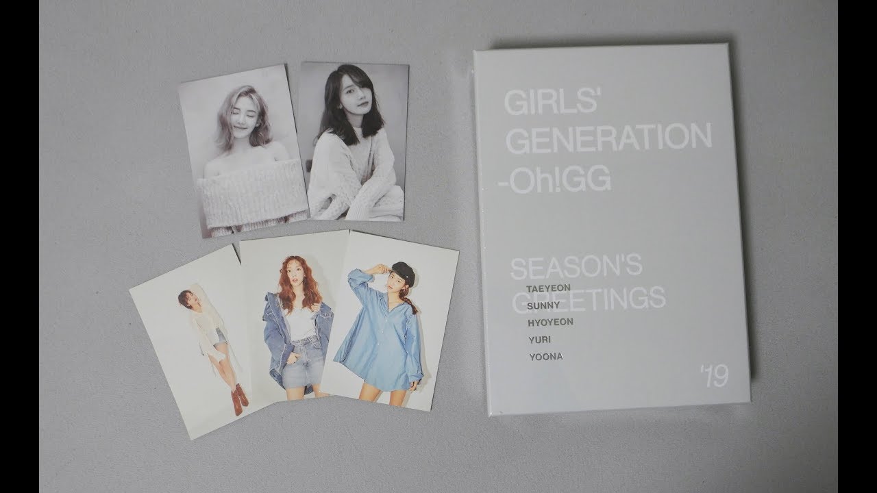 Unboxing Girls' Generation - Oh!GG Season's Greetings 2019