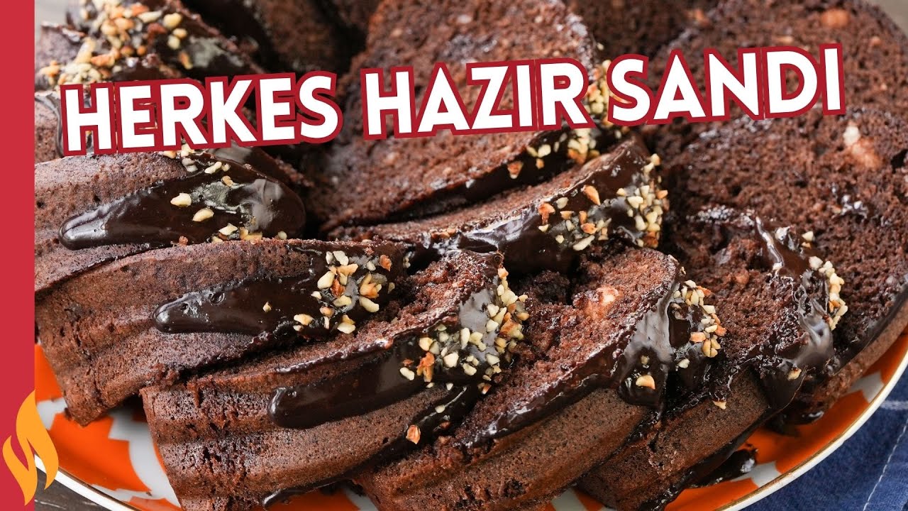Bildiğiniz Malzemelerle Hazır Kek Dokusunda 👌🏻 Kakaolu Fındıklı Kek Tarifi 💯