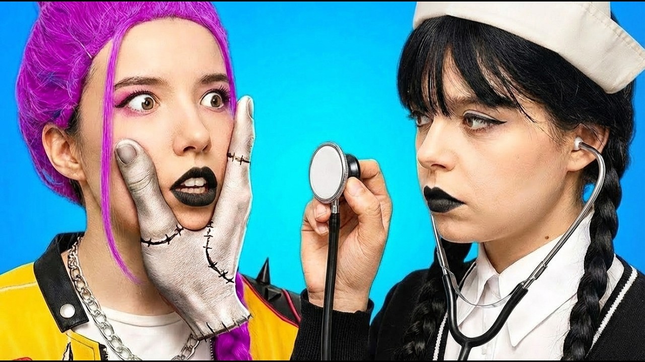 Rumi Bogată Vs Wednesday Săracă în Spital | Trucuri Creative Incredibile Nu O Să Vă Vină Să Credeți