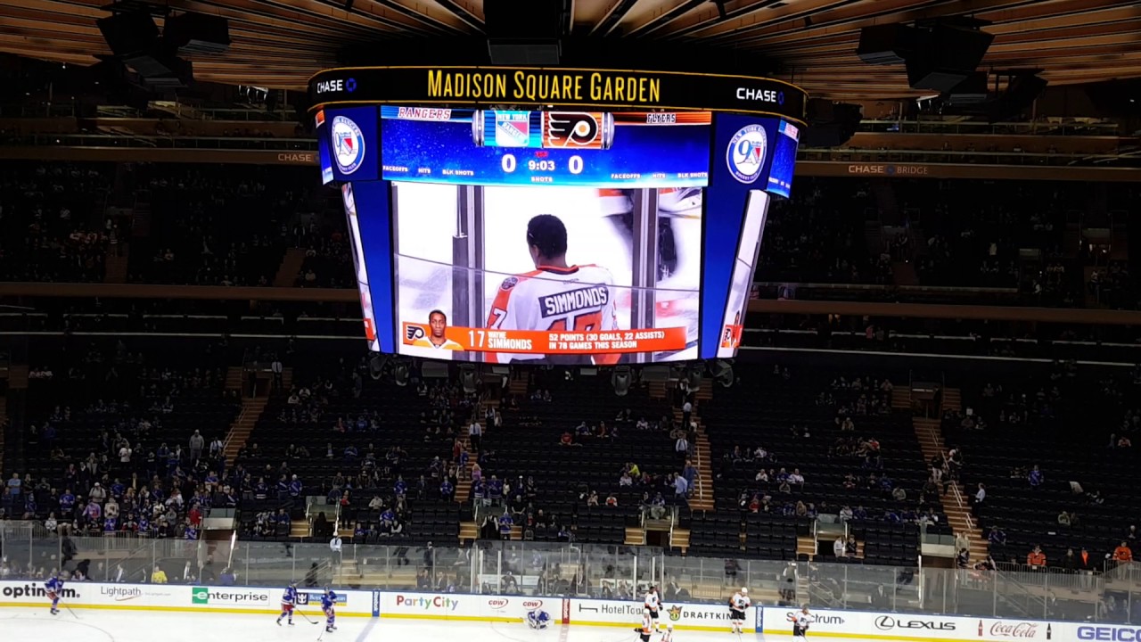 NY Rangers Warmups 4-2-17