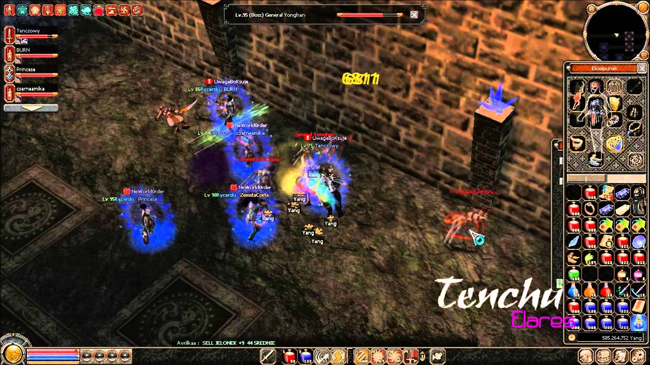 Metin2 &curren; Tenczowy vs Dow&oacute;dca/Generał Yonghan &curren; Tenchu &curren; Elares