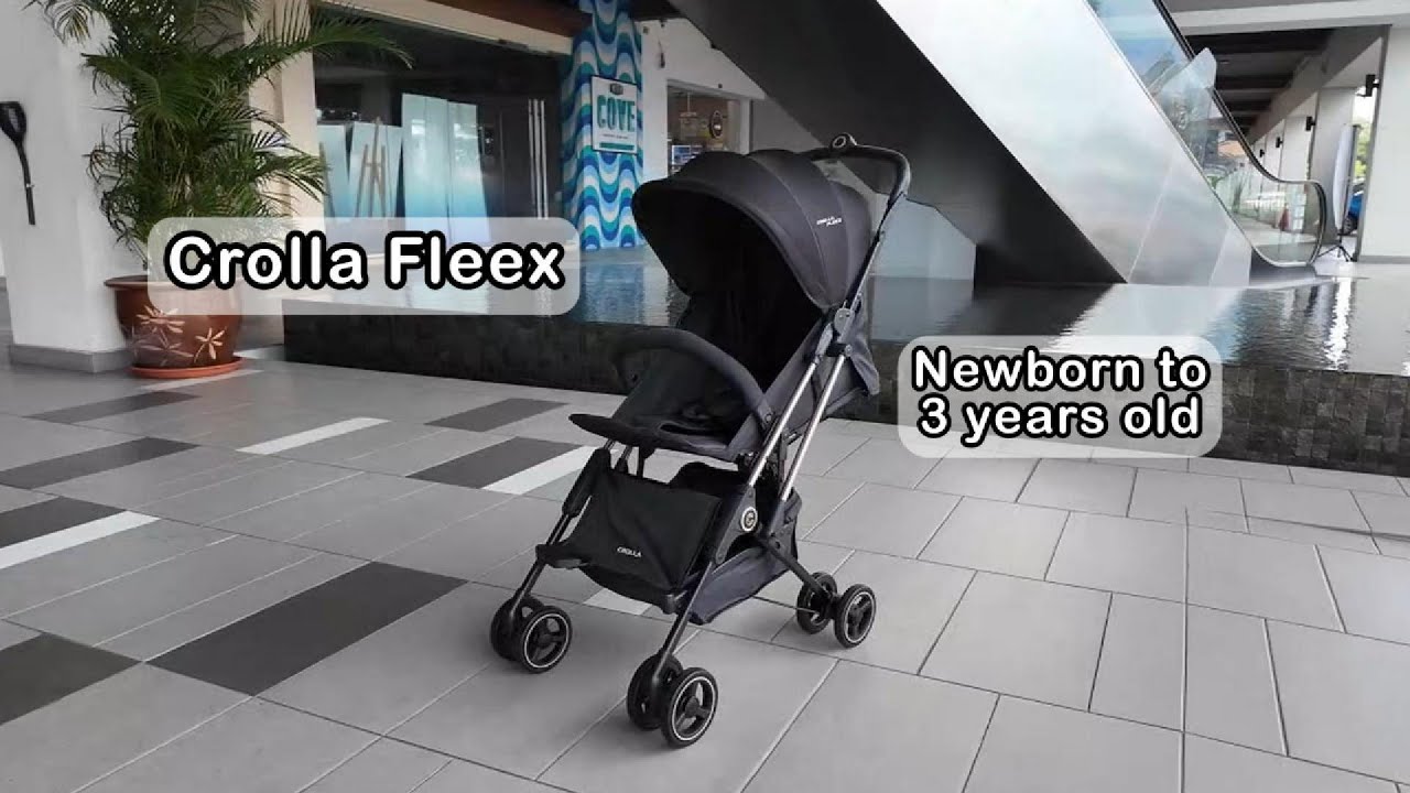 Ultra Compact, Travel Light Stroller  |  Crolla Fleex