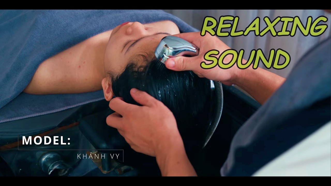5th times Hair Wash for a Young Woman ✨ Relaxing Shampoo & Scalp Massage | No Talking ASMR